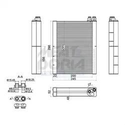 Meat & Doria Verdampfer, Klimaanlage 997106 Für Vag