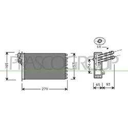 Prasco Wärmetauscher, Innenraumheizung Ad016h004 Für Vw Audi