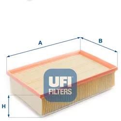 Ufi Luftfilter 3058700 Filtereinsatz 80Mm Für Vag