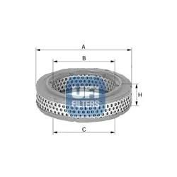 Ufi Luftfilter 2772500 Filtereinsatz 48Mm Für Bmw Gm Man