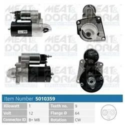 Meat & Doria Starter 5010359 Für Ford Lancia Alfa Romeo