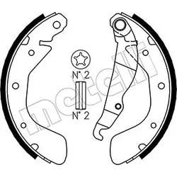 Metelli Bremsbackensatz 530309 Für Opel Daewoo Chevrolet