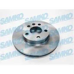 SAMKO Bremsscheibe v2371v belüftet 280mm 24mm für VW