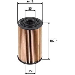 Valeo Ölfilter 586579 Filtereinsatz 104Mm Für Hyundai Kia