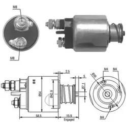 Meat & Doria Magnetschalter, Starter 46020 Für Lancia Fiat