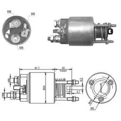 Meat & Doria Magnetschalter, Starter 46048 Für Fiat Lancia