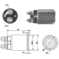 Meat & Doria Magnetschalter, Starter 46120 Für Alfa Romeo Lancia Iveco