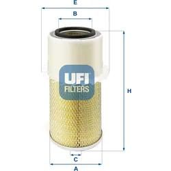 Ufi Luftfilter 2787800 Filtereinsatz 315Mm Für Onan Ford Renault Fiat Gm Volvo Mazda Kawasaki Iveco Mitsubishi
