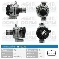 Meat & Doria Generator 5510230 Für Ford