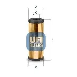 Ufi Ölfilter 2526900 Filtereinsatz 138Mm Für Ford