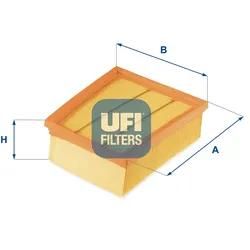 Ufi Luftfilter 3071200 Filtereinsatz 80Mm Für Renault