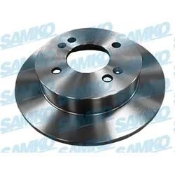 SAMKO Bremsscheibe h2092p voll 234mm 10mm für HYUNDAI