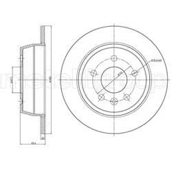 Metelli Bremsscheibe 230417 Voll 280Mm 10Mm Für Mercedes