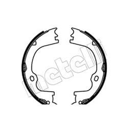 Metelli Bremsbackensatz, Feststellbremse 530761 Für Dodge