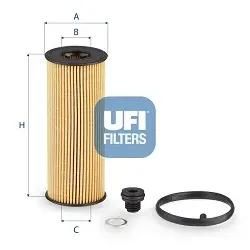 Ufi Ölfilter 2529100 Filtereinsatz 143Mm Für Hyundai Amc