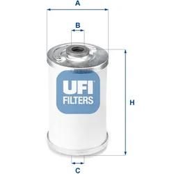 Ufi Kraftstofffilter 2105000 Filtereinsatz 115Mm Für Volvo Iveco Steyr Ford Gm Renault Mercedes Man Trucks Mwm
