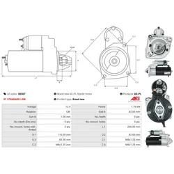 As-Pl Starter S0307 Für Fiat