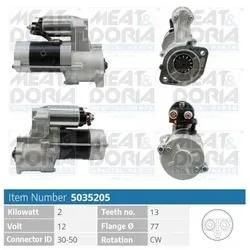 Meat & Doria Starter 5035205 Für Kia Mitsubishi
