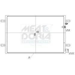Meat & Doria Kondensator, Klimaanlage 991092 Für Seat
