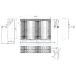 Meat & Doria Verdampfer, Klimaanlage 997041 Für Alpina