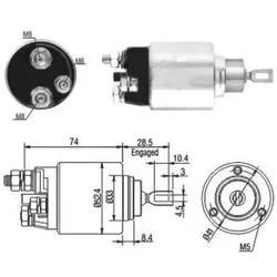Meat & Doria Magnetschalter, Starter 46034 Für Iveco