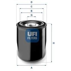 Ufi Lufttrocknerpatrone, Druckluftanlage 2725900 Für Daf Iveco Volvo Mercedes Man Renault Steyr Vag