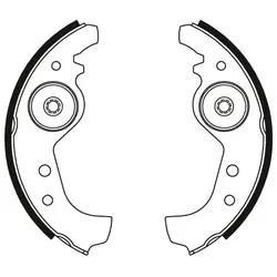 Trw Bremsbackensatz Gs8160 Für Zastava Yugo Fiat Seat Lancia Autobianchi Fso Innocenti