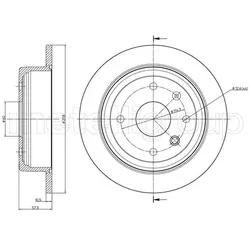 Metelli Bremsscheibe 230953 Voll 258Mm 10Mm Für Daewoo