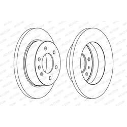 Ferodo Bremsscheibe Fcr311c 298Mm 16Mm Für Vag Dodge Mercedes