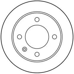 Trw Bremsscheibe Df1122 224Mm 9Mm Für Citroën