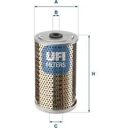 Ufi Kraftstofffilter 2660400 Filtereinsatz 142Mm Für Volvo Iveco Vm Gm Steyr Mercedes Renault Man Mwm