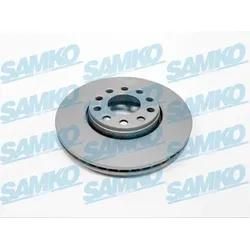 SAMKO Bremsscheibe v2004vr belüftet 288mm 25mm für VW