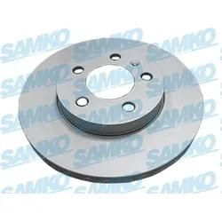 SAMKO Bremsscheibe v2024vr belüftet 256mm 22mm für VW
