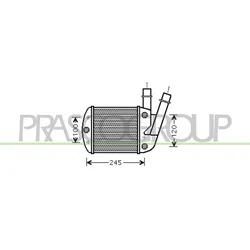 Prasco Ladeluftkühler Ft122n001 Für Fiat
