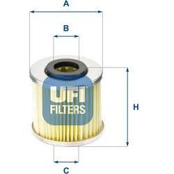Ufi 2552900 55Mm Für Cagiva