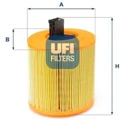 Ufi Luftfilter 27E6100 Filtereinsatz 173Mm Für Gm