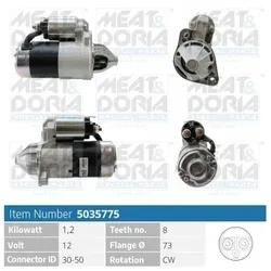 Meat & Doria Starter 5035775 Für Kia Mitsubishi