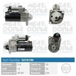 Meat & Doria Starter 5010190 Für Lancia Jeep
