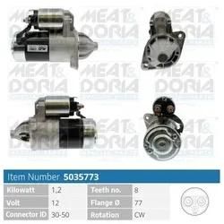 Meat & Doria Starter 5035773 Für Kia Mitsubishi Mazda