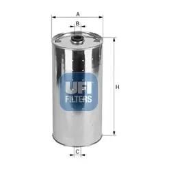 Ufi Ölfilter 2001600 Filtereinsatz 202Mm Für Volvo Gm Steyr Talbot Mercedes Man