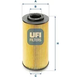 Ufi Ölfilter 2507000 Filtereinsatz 120Mm Für Kia