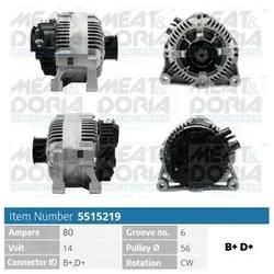 Meat & Doria Generator 5515219 Für Citroën/Peugeot Fiat Mitsubishi Peugeot