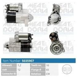 Meat & Doria Starter 5035907 Für Chrysler Mitsubishi
