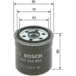 Bosch Kraftstofffilter 1457434051 Anschraubfilter 92Mm Für Volvo Daf Vm Lamborghini Mwm