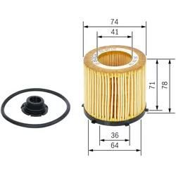 Bosch Ölfilter F026407178 Filtereinsatz 78Mm Für Bmw