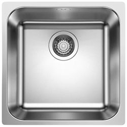 Blanco Versilbert Supra 400 - Spüle, 44X44 Cm, Gebürsteter Edelstahl 526350 - Image 4