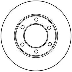 Trw Bremsscheibe Df4153 Belüftet 302Mm 20Mm Für Toyota