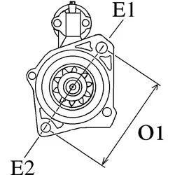 HC-CARGO Starter f032114096 für VW