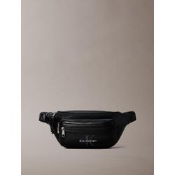 Calvin Klein Herren Schwarz Gürteltasche﻿ Bold Logo Webbing Nosize - Image 9