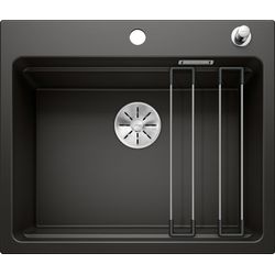 Blanco Schwarz Etagon 6 - Silgranitspüle, 60X51 Cm, Mit Ablaufsystembedienung Und Zubehör, 525889 - Image 5